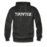 SURVIVOR in Stenciled Characters - Adult Hoodie - charcoal gray