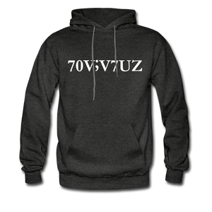 SURVIVOR in Characters & Semicolon - Adult Hoodie - charcoal gray