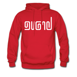 BRAVE in Abstract Lines - Adult Hoodie - red