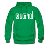BRAVE in Abstract Lines - Adult Hoodie - kelly green