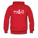 SOBER in Typed Characters - Adult Hoodie - red