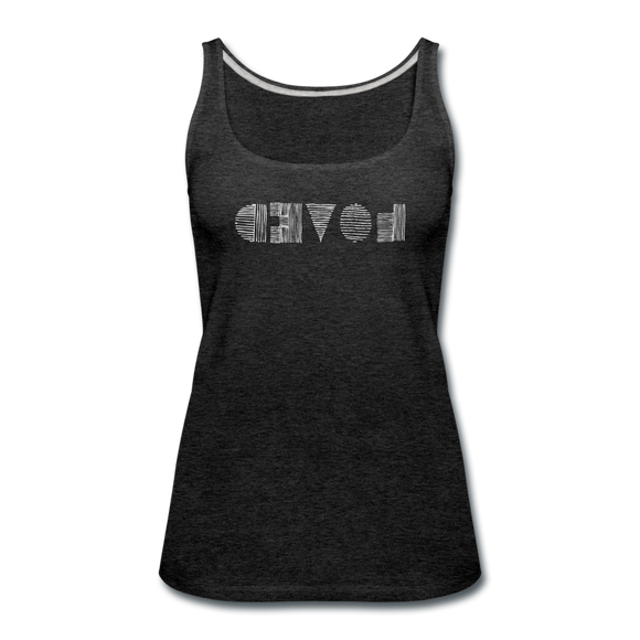 Women’s Premium Tank Top - charcoal gray