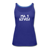 LOVED in Painted Characters - Premium Tank Top - royal blue