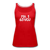 LOVED in Painted Characters - Premium Tank Top - red