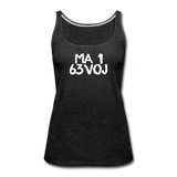 LOVED in Painted Characters - Premium Tank Top - charcoal gray