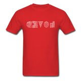 LOVED in Scratched Lines - Classic T-Shirt - red