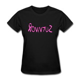 SURVIVOR in Pink Ribbon & Writing - Women's Shirt - black