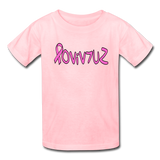 SURVIVOR in Pink Ribbon & Writing - Child's T-Shirt - pink