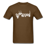 BREATHE in Curly Characters - Classic T-Shirt - brown