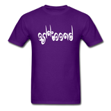 BREATHE in Curly Characters - Classic T-Shirt - purple