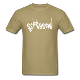 BREATHE in Curly Characters - Classic T-Shirt - khaki