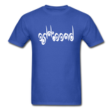 BREATHE in Curly Characters - Classic T-Shirt - royal blue