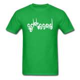 BREATHE in Curly Characters - Classic T-Shirt - bright green