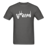BREATHE in Curly Characters - Classic T-Shirt - charcoal