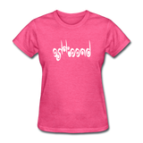 BREATHE in Curly Characters - Women's Shirt - heather pink