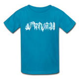 BEAUTIFUL in Scratch Characters - Child's T-Shirt - turquoise