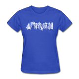 BEAUTIFUL in Scratch Characters - Women's Shirt - royal blue