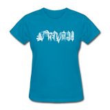 BEAUTIFUL in Scratch Characters - Women's Shirt - turquoise