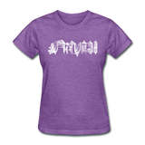 BEAUTIFUL in Scratch Characters - Women's Shirt - purple heather