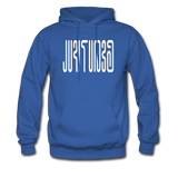 BEAUTIFUL in Abstract Characters - Adult Hoodie - royal blue