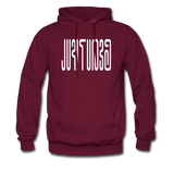 BEAUTIFUL in Abstract Characters - Adult Hoodie - burgundy