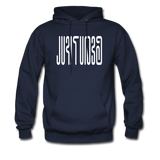 BEAUTIFUL in Abstract Characters - Adult Hoodie - navy