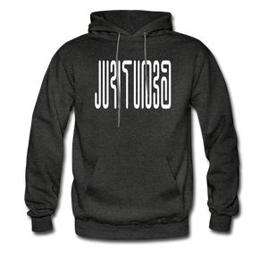 BEAUTIFUL in Abstract Characters - Adult Hoodie - charcoal grey