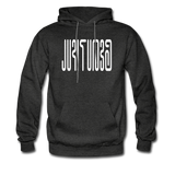 BEAUTIFUL in Abstract Characters - Adult Hoodie - charcoal grey