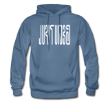 BEAUTIFUL in Abstract Characters - Adult Hoodie - denim blue