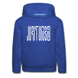 BEAUTIFUL in Abstract Characters - Children's Hoodie - royal blue