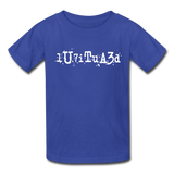 BEAUTIFUL in Typed Characters - Child's T-Shirt - royal blue