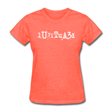 BEAUTIFUL in Typed Characters - Women's Shirt - heather coral