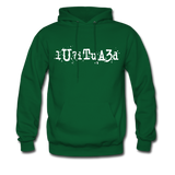 BEAUTIFUL in Typed Characters - Adult Hoodie - forest green