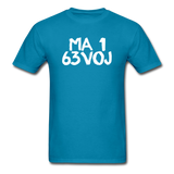 LOVED in Painted Characters - Classic T-Shirt - turquoise