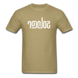 SOBER in Abstract Lines - Classic T-Shirt - khaki