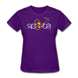 SOBER in Butterfly & Abstract Characters - Women's Shirt - purple