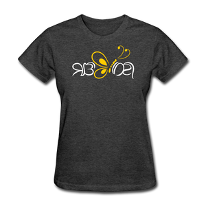SOBER in Butterfly & Abstract Characters - Women's Shirt - heather black