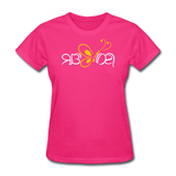 SOBER in Butterfly & Abstract Characters - Women's Shirt - fuchsia