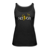 SOBER in Butterfly & Abstract Characters - Premium Tank Top - black