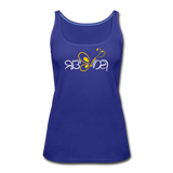 SOBER in Butterfly & Abstract Characters - Premium Tank Top - royal blue