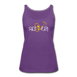 SOBER in Butterfly & Abstract Characters - Premium Tank Top - purple