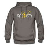 SOBER in Butterfly & Abstract Characters - Adult Hoodie - asphalt gray