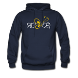 SOBER in Butterfly & Abstract Characters - Adult Hoodie - navy