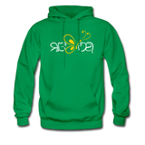 SOBER in Butterfly & Abstract Characters - Adult Hoodie - kelly green