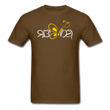 SOBER in Butterfly & Abstract Characters - Classic T-Shirt - brown