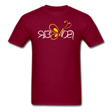 SOBER in Butterfly & Abstract Characters - Classic T-Shirt - burgundy