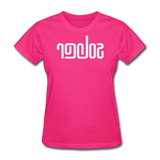 SOBER in Abstract Lines - Women's Shirt - fuchsia