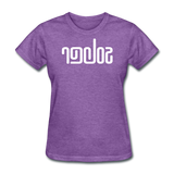 SOBER in Abstract Lines - Women's Shirt - purple heather