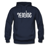SOBER in Abstract Lines - Adult Hoodie - navy