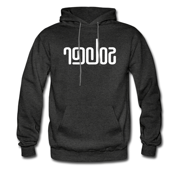 SOBER in Abstract Lines - Adult Hoodie - charcoal grey